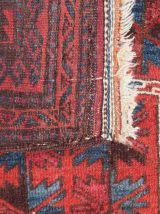 Tapis vintage Afghan Baluch fait main, 1P122