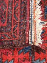 Tapis vintage Afghan Baluch fait main, 1P122