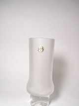 8 verres vintages en cristal dépoli, années 70, Allemagne