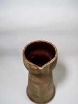 Vase vintage Saint Clément en céramique beige, années 50