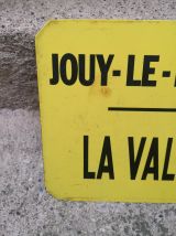 Plaque émaillée arrêt de bus 