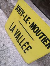 Plaque émaillée arrêt de bus 