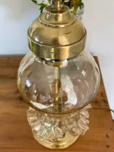 Lampes en laiton doré 