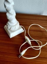 Lampe en albâtre vintage 