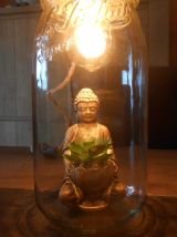 Lampe baladeuse véritable Le Parfait à décor Bouddha Lotus  