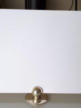 12 Porte-noms de table en métal argenté Chambly