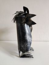 hibou en métal style Curtis Jere