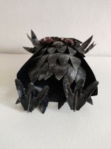 hibou en métal style Curtis Jere