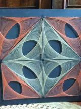 Grand tableau en fil tendu (années 70)