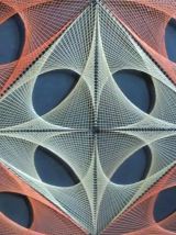 Grand tableau en fil tendu (années 70)