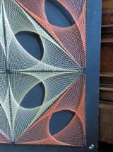 Grand tableau en fil tendu (années 70)