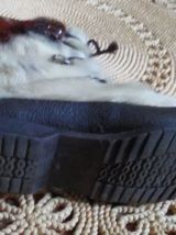 Bottes  fourrées vintage (poils de chèvre) - Années 70