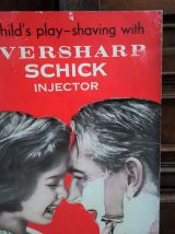 Carton publicitaire (rasoir) - Années 50