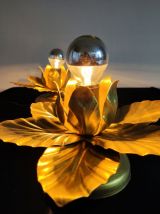 appliques feuilles dorées