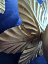 appliques feuilles dorées