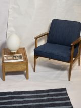 Paire de fauteuil création par M. Zieliński année 60 tissu b
