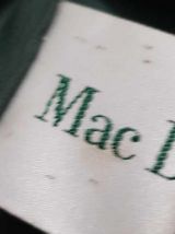Jupe "MAC DOUGLAS" cuir daim vert olive 38/40