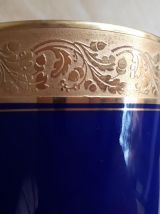 Tasse à chocolat Limoges bleu de four