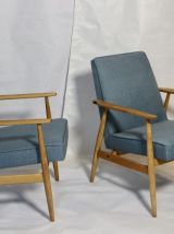 Paire de fauteuils henryk lis 300-190 années 1970 .Réf  Flo.