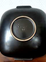 Coupe en céramique fat lava style Vallauris 1960