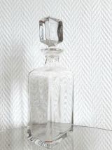 Carafe à whisky au bouchon plat 