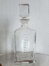 Carafe à whisky au bouchon plat 