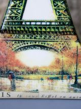 Tirelire céramique Tour Eiffel aux 4 saisons