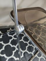 chaises pliantes plexi fumé