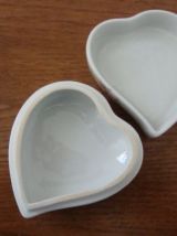 Boite à bijoux en céramique du Portugal en forme de coeur