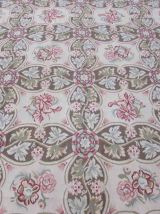 Tapis vintage Français Aubusson fait main, 1Q07