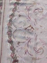Tapis vintage Français Aubusson fait main, 1Q08