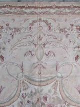 Tapis vintage Français Aubusson fait main, 1Q08
