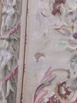 Tapis vintage Français Aubusson fait main, 1Q08