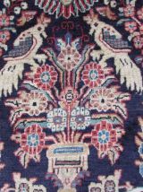 Tapis vintage Persan Kashan fait main, 1Q09