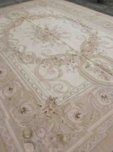 Tapis vintage Français Aubusson fait main, 1Q13