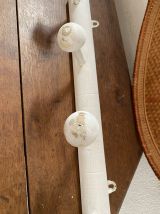 Portemanteau mural en bois années 40.