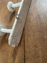 Portemanteau mural en bois années 40.