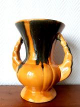 Vase à double anses céramique 1960
