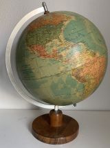 Globe vintage 1973 terrestre de Räth ex-RDA - 47 cm