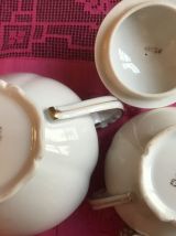 Service à thé porcelaine blanche Limoges