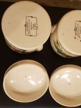 2 Terrines foie gras Sarreguemines décor Saverne