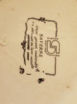 2 Terrines foie gras Sarreguemines décor Saverne