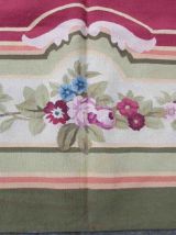 Tapis vintage Français Aubusson fait main, 1Q21