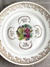 22 Assiettes plates &amp; dessert neuves porcelaine de Limoges