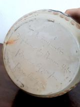 Vase bouteille africaniste par Jean-Claude Courjault 1960 