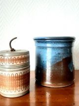 Boîtes en céramique René Maurel Vallauris 1960