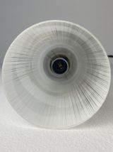 PAIRE D’ANCIENNES SUSPENSIONS EN VERRE VINTAGE