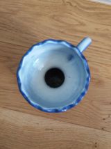 Bougeoir vase céramique décor peint à la main