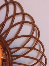 Miroir bambou vintage 