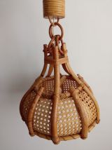 Suspension bambou vintage 